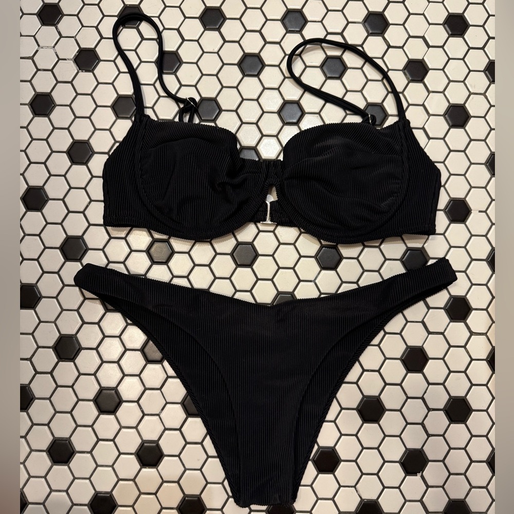 Skin by SAME Black Bikini Set